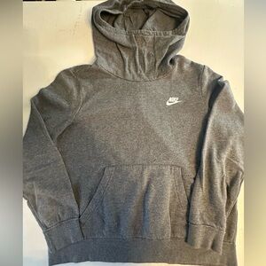 Nike Heather Gray Pullover Hoodie Women’s Large
